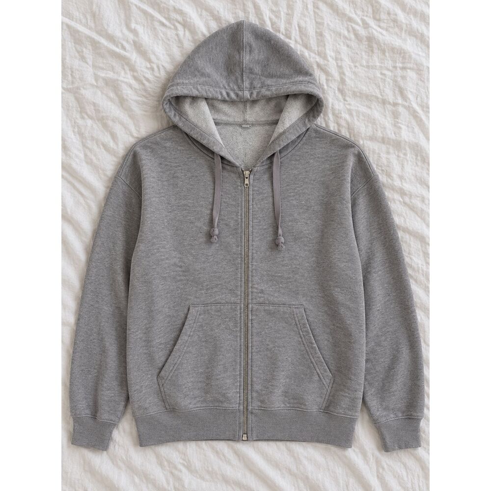 Gray Full Zip Jacket
